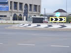 New roundabout at Wellington Bassey Way, which may be commissioned soon, in readiness for an eventful week of Democracy Celebrations in Akwa Ibom State