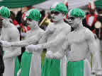 Side attractions at the Uyo Township Stadium at the opening ceremony of NAFEST 2010 held in Uyo, Akwa Ibom State on 2nd Nov. 2010
