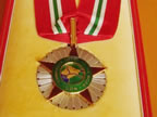 The medal of the Commander of the Order of the Niger to be awarded Gov. Akpabio on Nov. 14