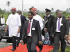 The president and commander-in-chief of the armed forces, His Excellency Dr. Goodluck Jonathan, delighted at what he saw in the airport, the MRO, and groundbreaking for the main passenger terminal building, proceeds to commission the newly asphalted dual carriage airport road to Nsikak Eduok Avenue on Thursday 15th July while on a 2-day official visit to Akwa Ibom state 