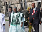 Governor Ibrahim Dakwambo , Vice President Namadi Sambo and Governor Akpabio at the Canadian State House, Ottawa yesterday